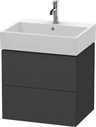 L Cube Vanity Unit Wall Mounted White