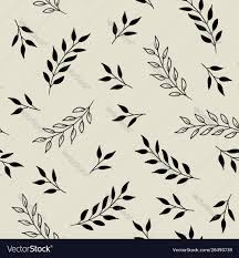 leaves fabric print vector image