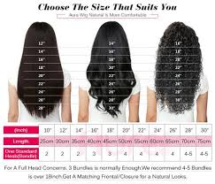 Hair Size Chart Ghlam Hairline