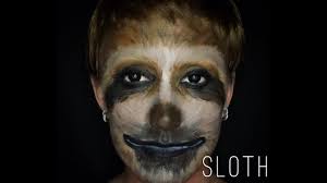 s l o t h face painting you