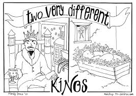It's super relaxing for adults too. Coloring Page Two Very Different Kings Herod Vs Jesus