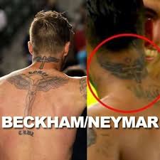 Get instant access to the largest online tattoo. Did Neymar Steal David Beckham S Tattoo Design Tattoo Ideas Artists And Models