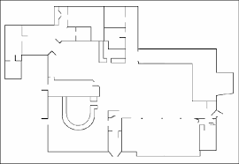 basic floor plan of the station