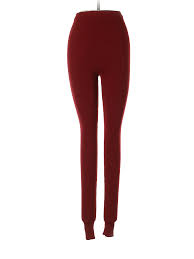 Details About Dolce Gabbana Women Red Leggings 40 Italian