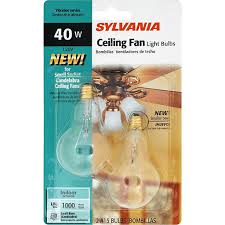 Sylvania Light Bulbs Ceiling Fan 40 Watts Buehler S