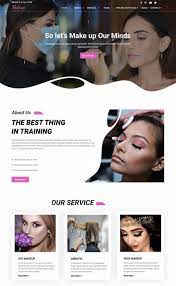 free makeup artist wordpress theme for