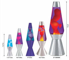 Size Chart Lava Lamp