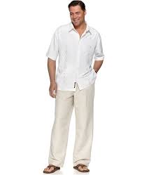 Big And Tall Shirt And Cubavera Big And Tall Linen Pants