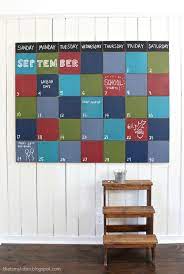 Diy Chalkboard Wall Calendar Jaime