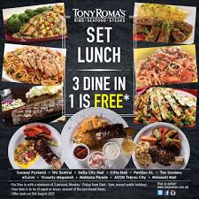 Order from tony romas (pavilion) online or via mobile app we will deliver it to your home or office check menu, ratings and reviews pay online or cash on delivery. Satisfy Your Ribs Seafood Steak Cravings With Tony Roma S Value Lunch Loopme Malaysia