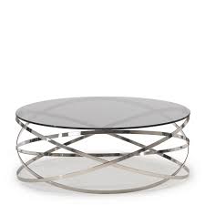 Renata Coffee Table With Grey Glass