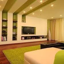 l shaped false ceiling with cove lighting