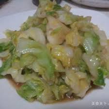 Image result for 清炒圆白菜