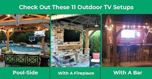 Check Out These 11 Outdoor Tv Setups