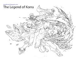 Avatar korra hug tenzin coloring page. Legend Of Korra Printable Coloring Pages