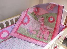 Fashion Pink Deer Girl Baby Bedding Set