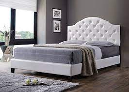 luxury high end tufted queen bed frame