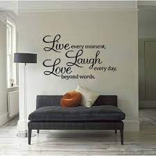 Live Laugh Love Removable Wall Decal