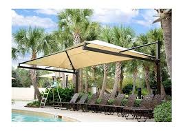 Suspended Cantilever Shade Structure