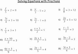 Multi Step Equations Algebra Worksheets