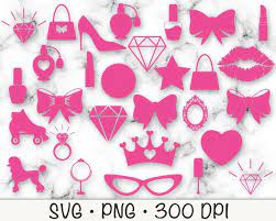 Pink Doll Icon Clipart Svg Princess