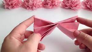 diy tissue paper flower tutorial you