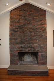 Ceiling Brick Fireplace Makeover