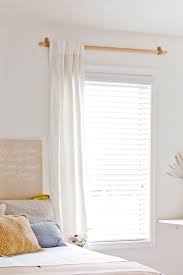 how to make diy curtain rods for less
