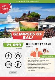 bali tour packages at rs 71199 person