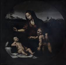 На коленях у анны сидит её дочь дева мария, на руках у которой, в свою очередь, находится младенец иисус. Madonna S Mladencem Hristom Shedevry Muzejnogo Kompleksa Im I Ya Slovcova Muzejnyj Kompleks Im I Ya Slovcova Artefact