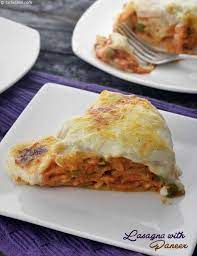 veg lasagne with paneer recipe indian