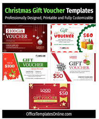 christmas gift certificates vouchers