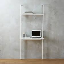 stairway white wall mounted desk