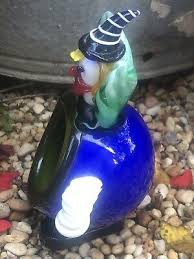 Vintage Murano Art Glass Clown Ashtray