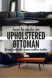 Diy Upholstered Ottoman Love