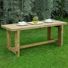 Hartwood 1 8m Sleeper Garden Table
