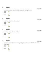 Selected Answer D Column Chart Answers A Area Chart B Line