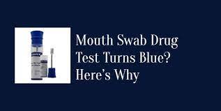 dug test stick mouth swab test