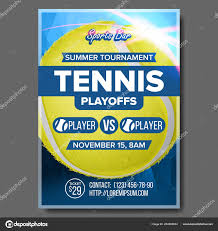 Tennis Poster Vector Design For Sport Bar Promotion Tennis Ball