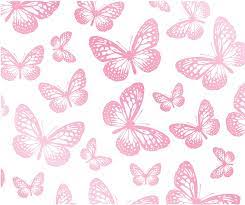 Fun4Walls Butterflies Wallpaper, White ...