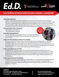 Educational Leadership Ed D Online Graduate Program