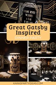 great gatsby inspired dinner party