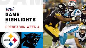 19 hours ago · steelers vs. Steelers Vs Panthers Preseason Week 4 Highlights Nfl 2019 Youtube