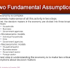 Basic assumptions of Economics