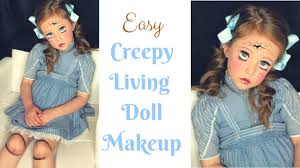 creepy doll makeup you