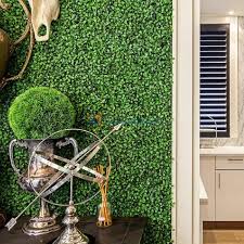 evergreen hedge panels faux plant wall