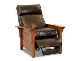 mission style leather recliner