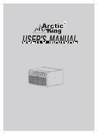 manual de usuario arctic king akw15cr61