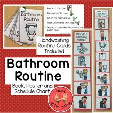 Bathroom Routine For Preschool Special Education By Busy
