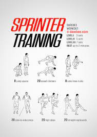 sprinter training workout
